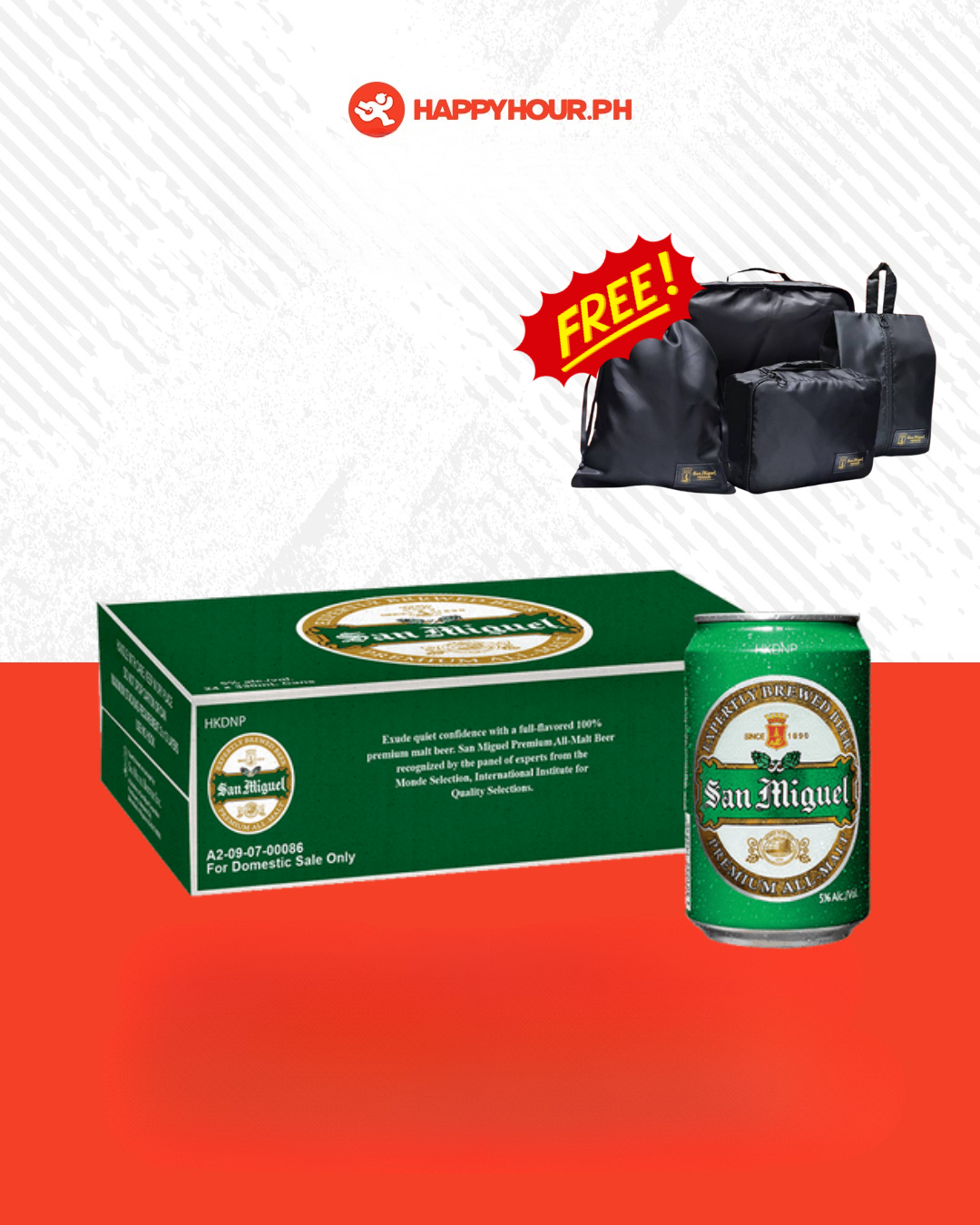 San Miguel Premium All Malt in-can 330ml