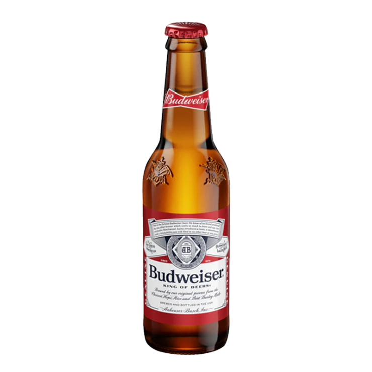 Budweiser King Of Beers Bottle 330ml 24-Pack