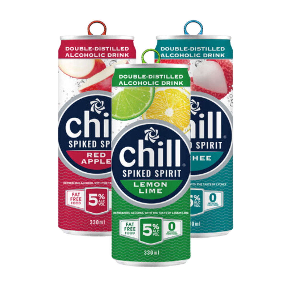 Chill Spiked Spirit Assorted Flavor 330ml 3-pack