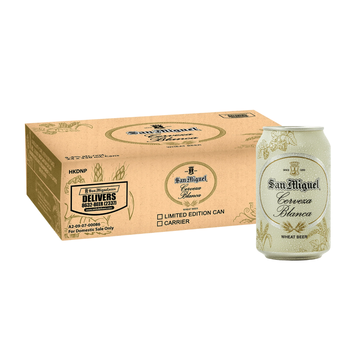 San Miguel Cerveza Blanca in-can 330ml