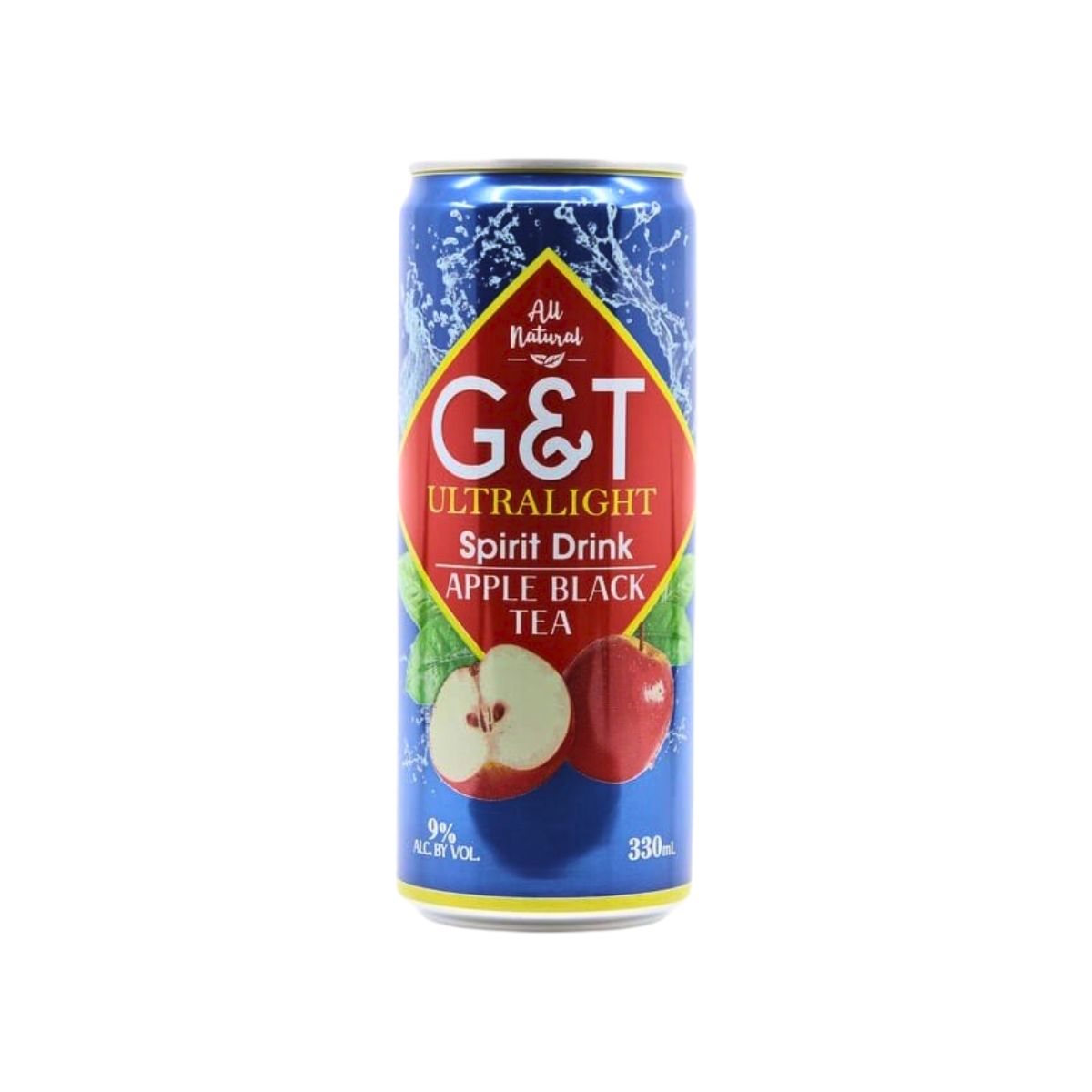 G&T Ultralight Apple Black Tea 330ml