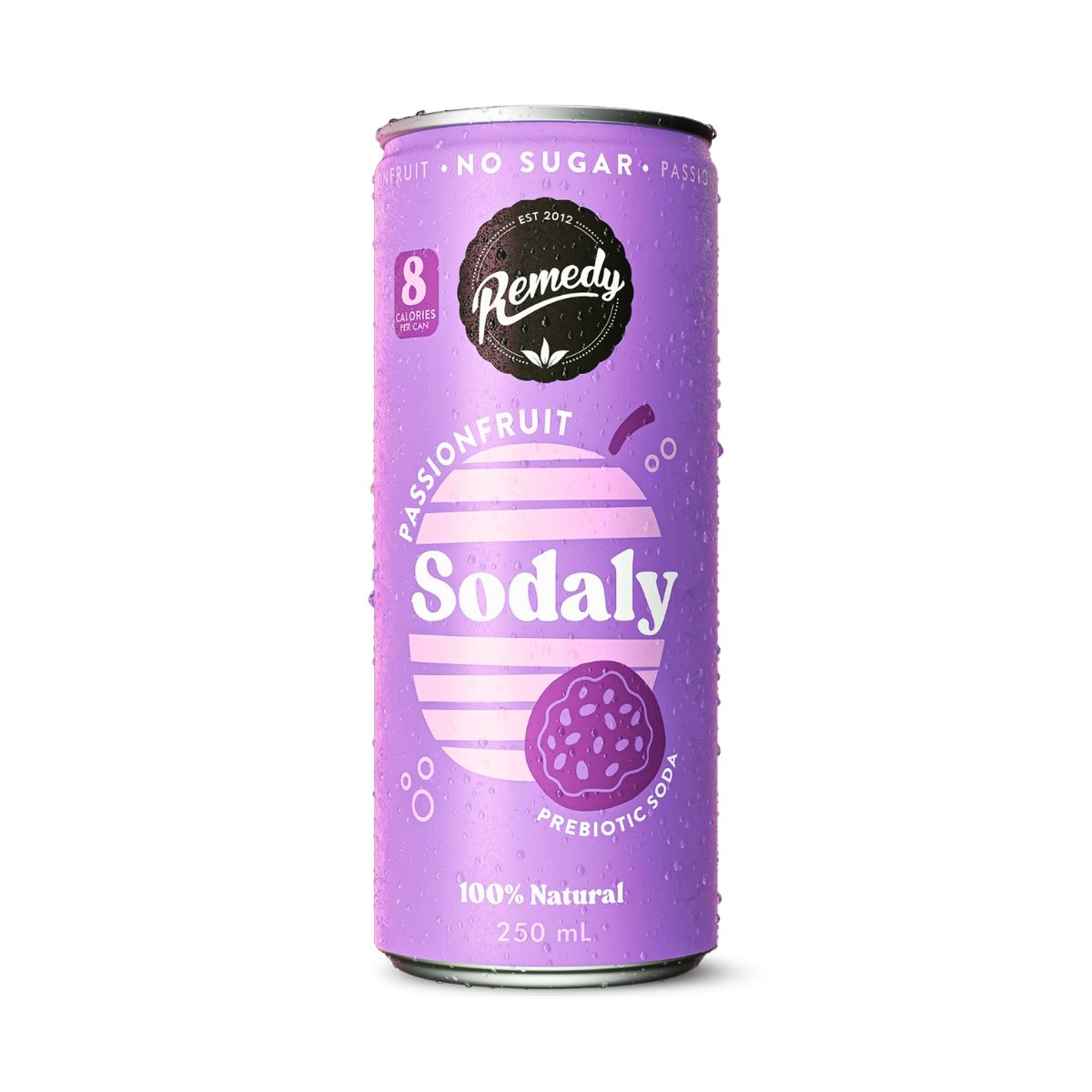 Remedy Sodaly Passion Fruit Sugar Free 250ml