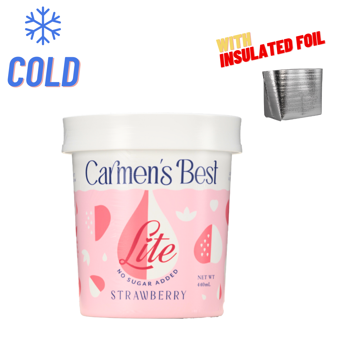 Carmen's Best Lite Strawberry 440ml