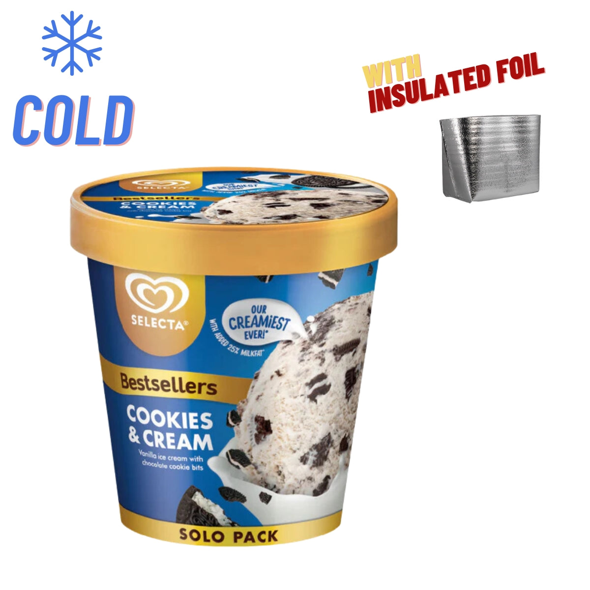 Selecta Cookies & Cream 450ml