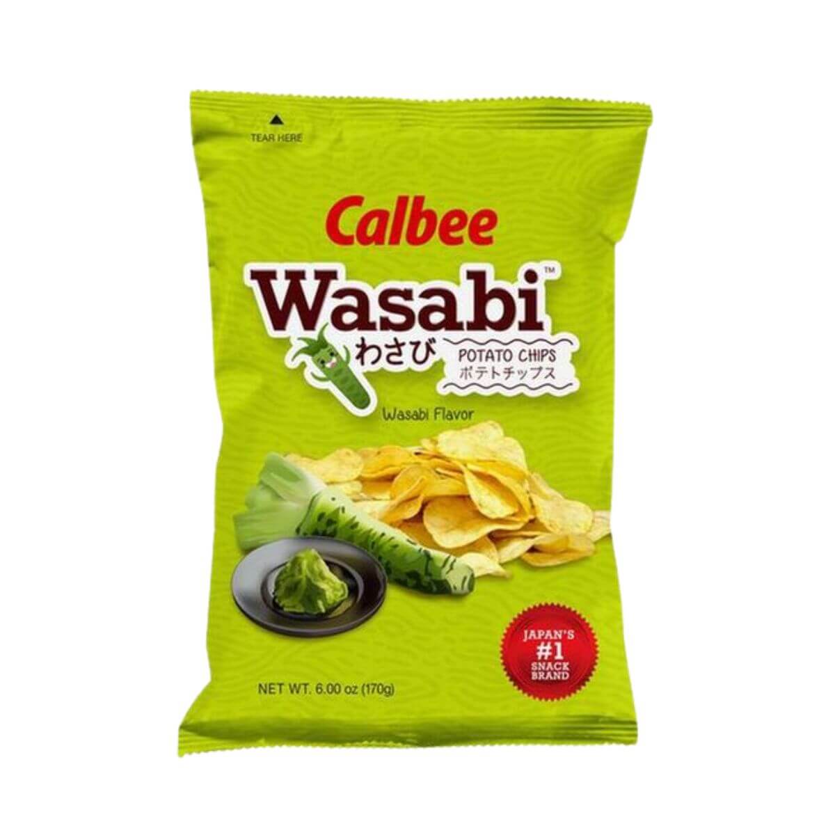 Calbee Potato Chips Wasabi 170g