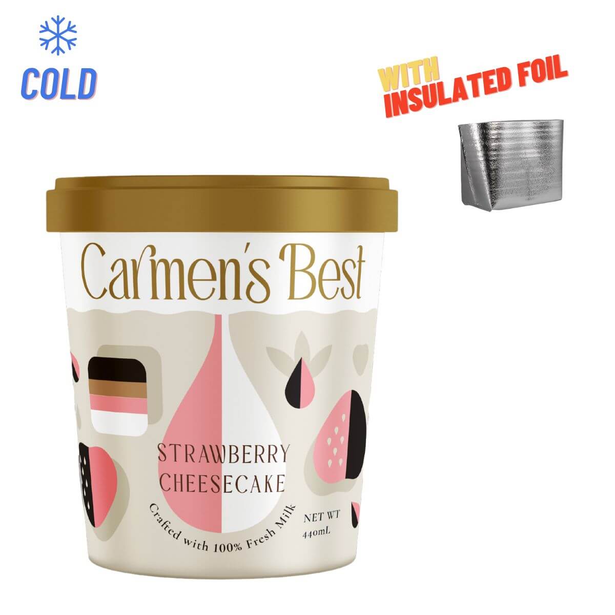 Carmen's Best Strawberry Cheesecake 440ml