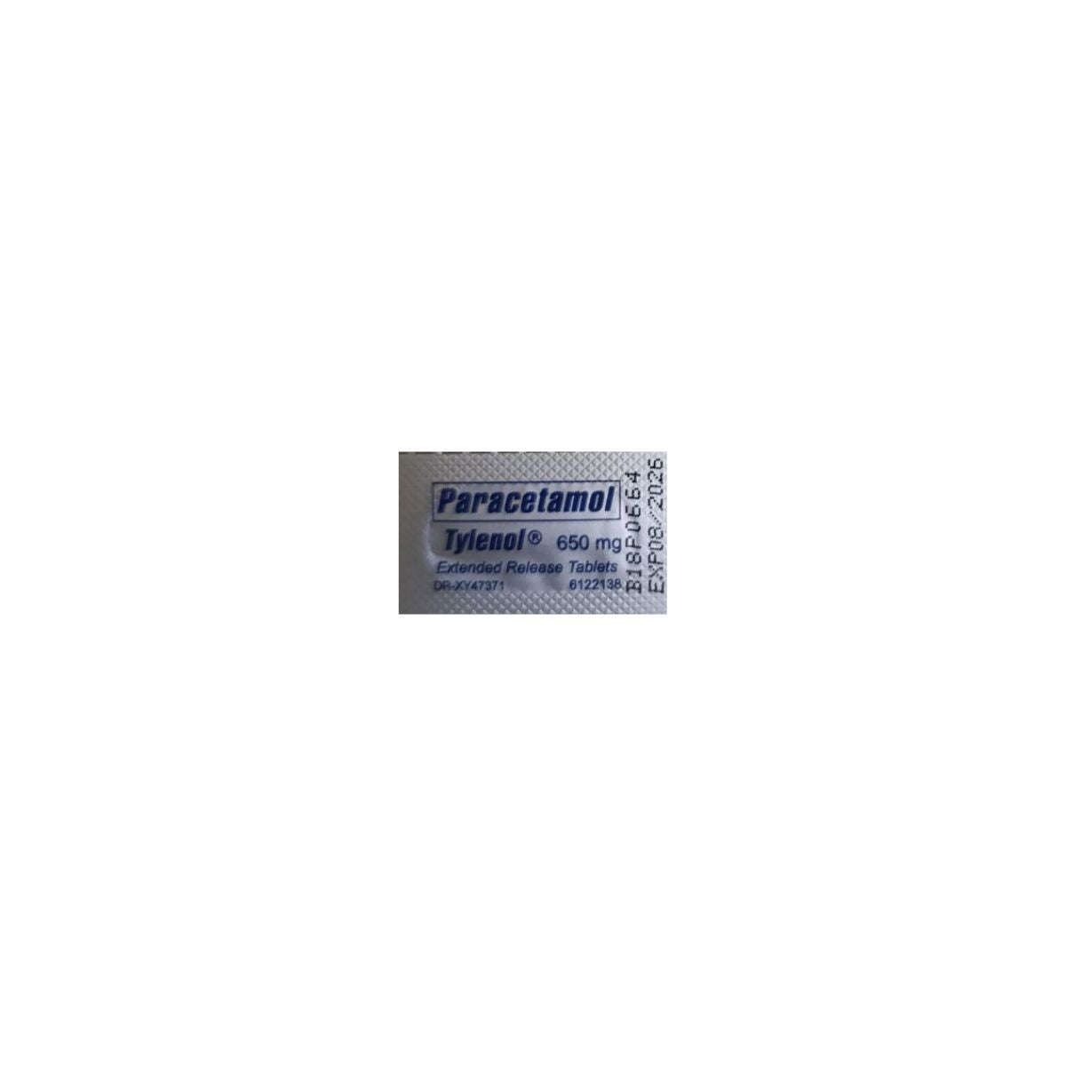 Paracetamol Tylenol 650mg
