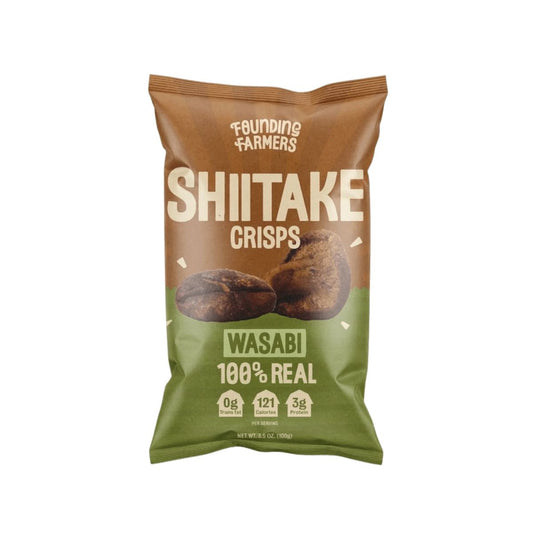Founding Farmers Shiitake Mushroom Crisps Wasabi 100g
