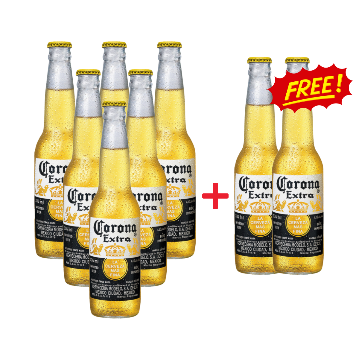 Corona Extra Beer 330ml 6+2 Promo Bundle