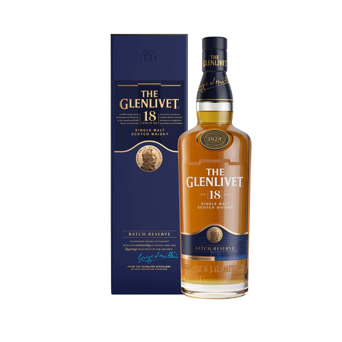 The Glenlivet 18YO Single Malt Scotch Whisky 700ml