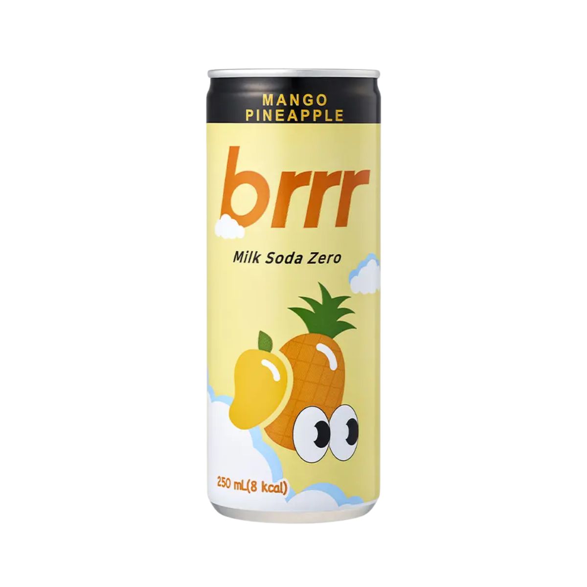 Brrr Milk Soda Mango Pineapple Zero Sugar 250ml