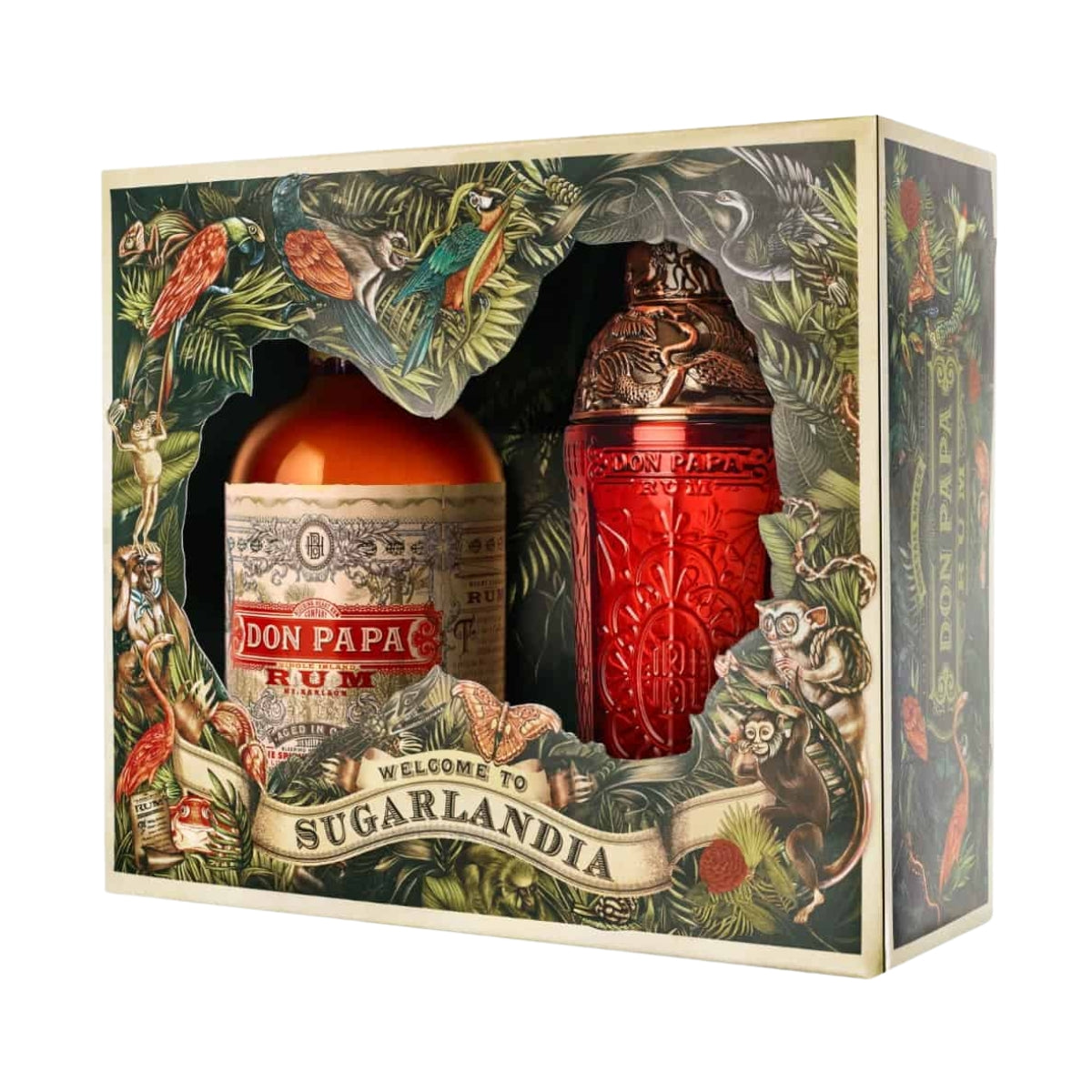 Don Papa 7 Year Old Rum 700ml Gift Set with Shaker