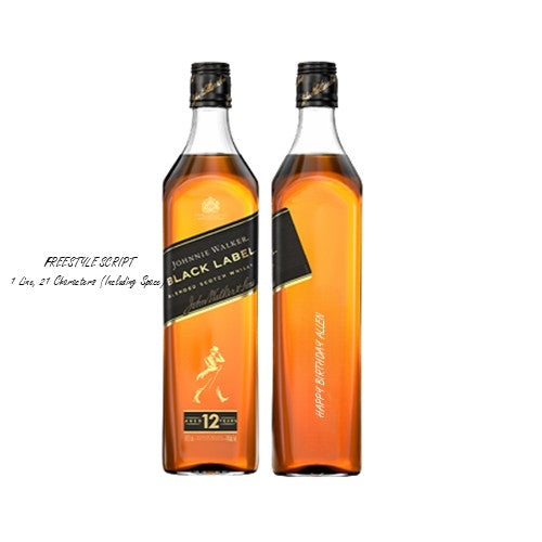 Johnnie Walker Black Label 1L Engraving