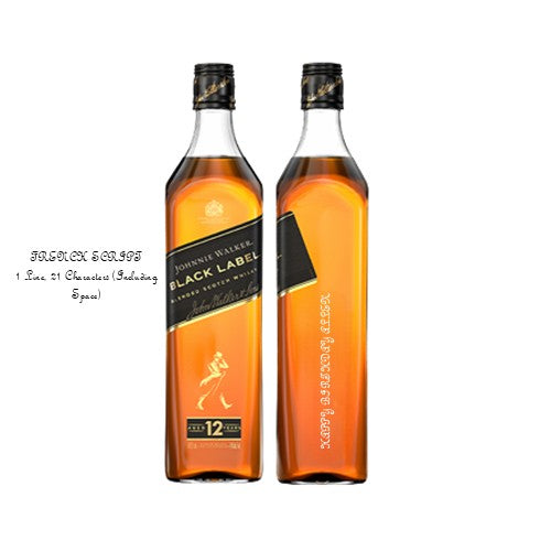 Johnnie Walker Black Label 1L Engraving