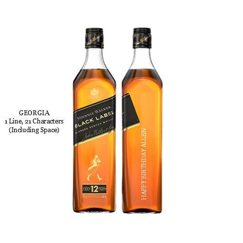 Johnnie Walker Black Label 1L Engraving