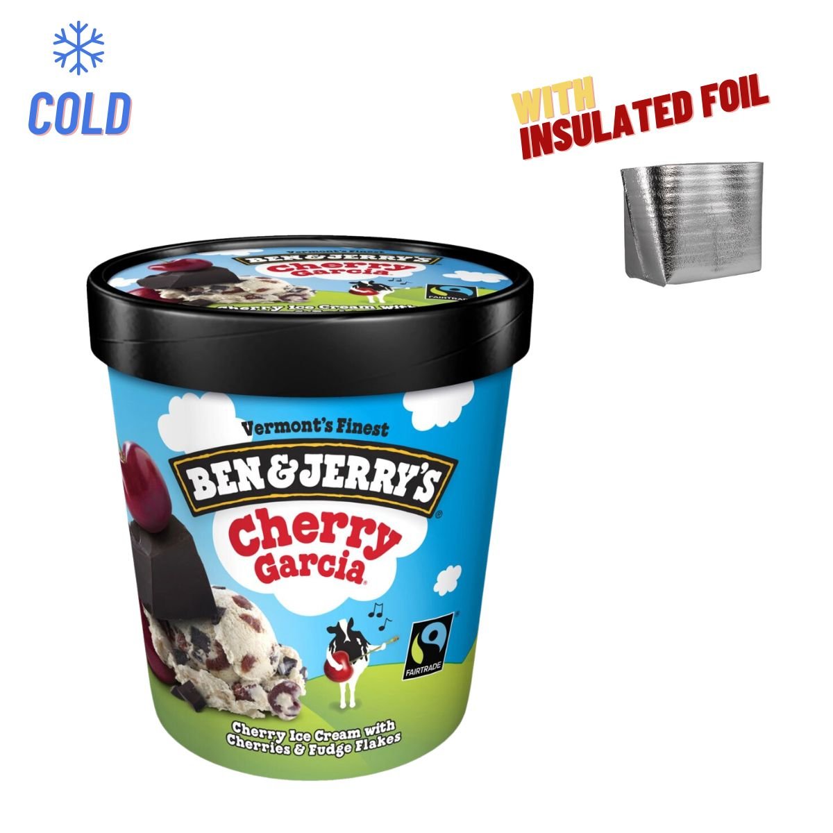 Ben & Jerry's Cherry Garcia 375ml - Happy Hour