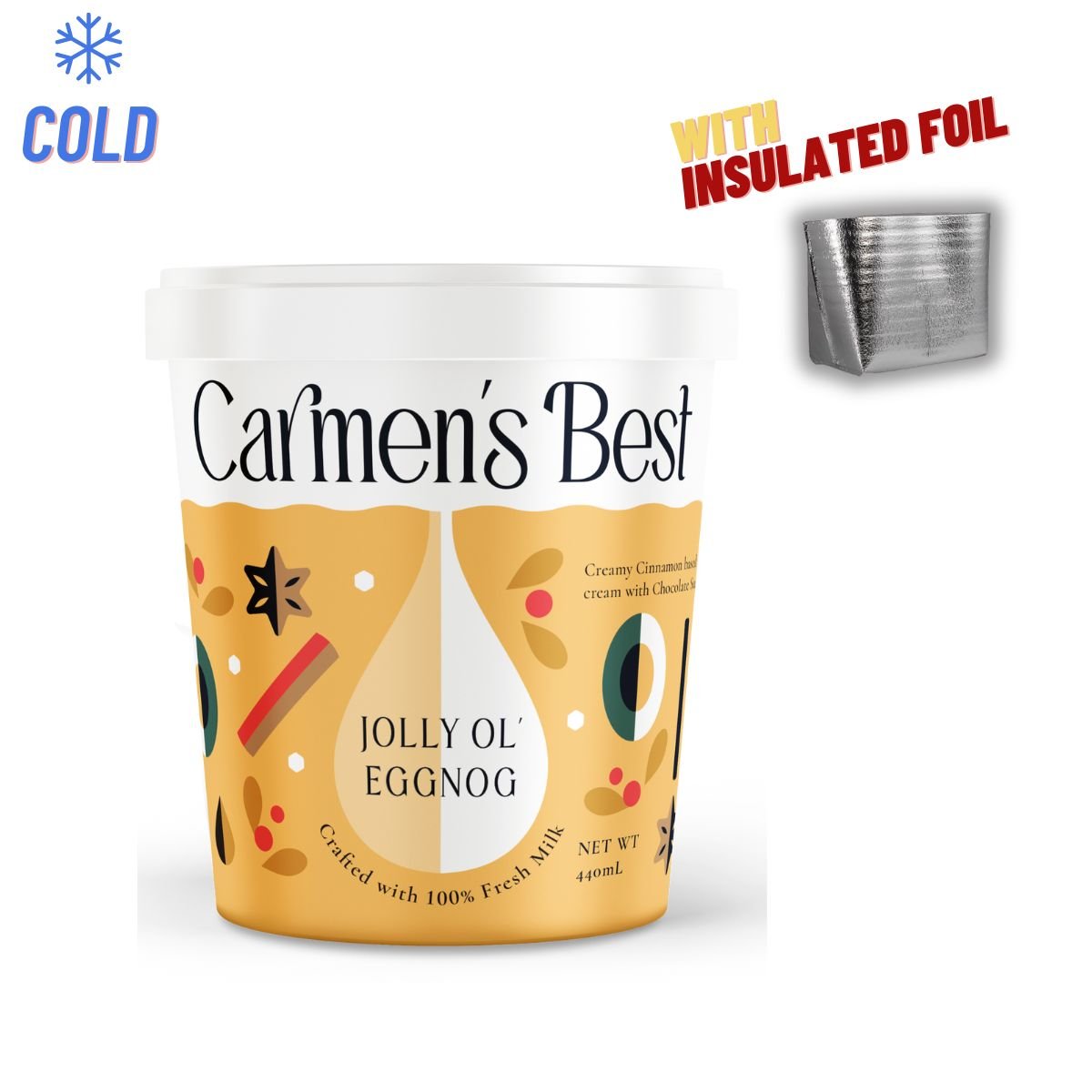 Carmen's Best Jolly Ol' Eggnog 440ml - Happy Hour