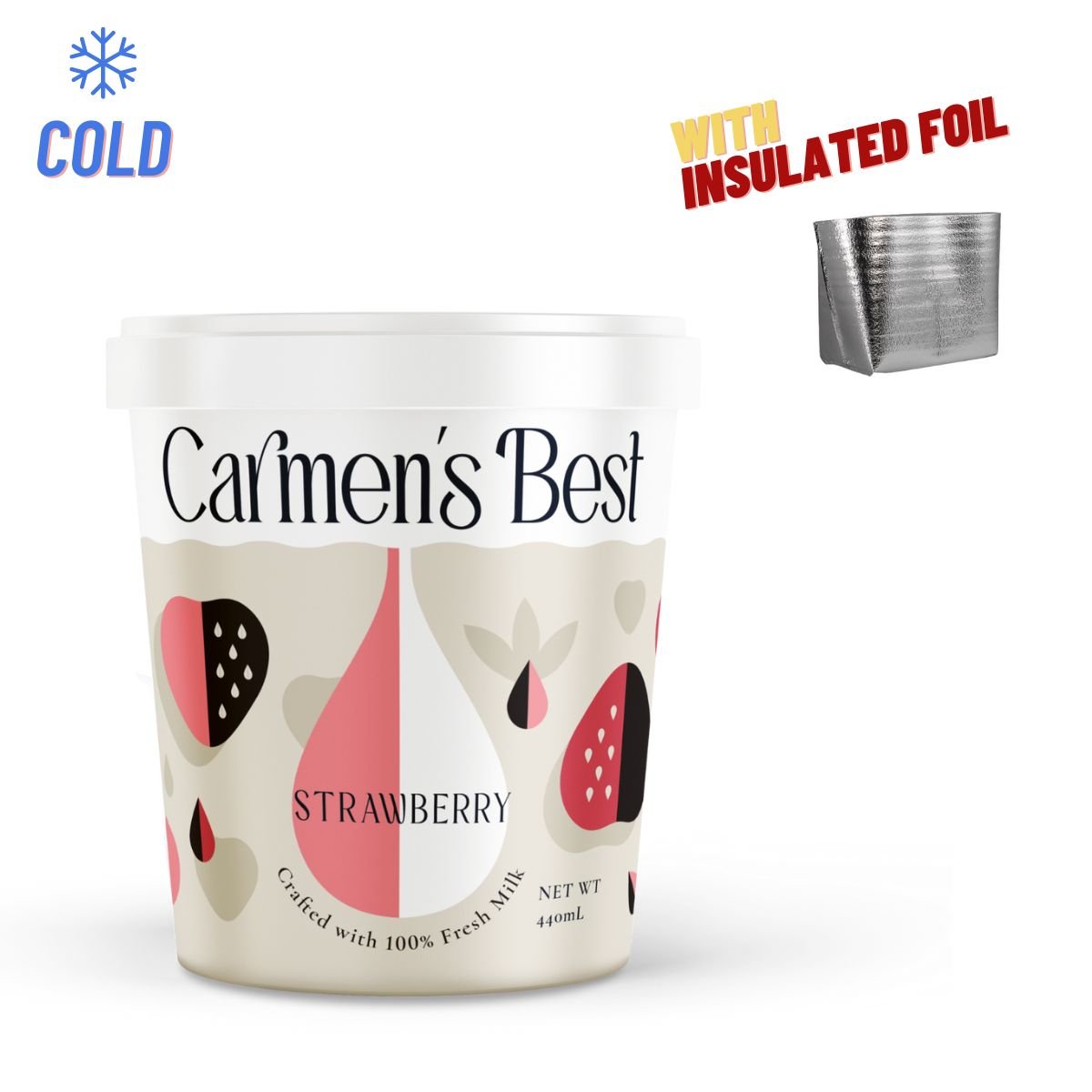 Carmen's Best Strawberry 440ml - Happy Hour