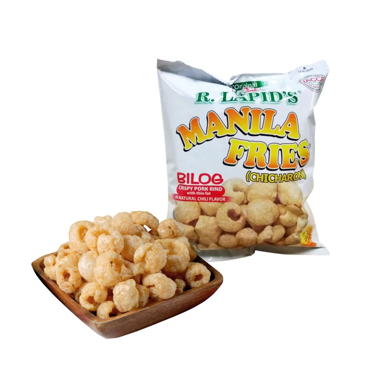 R. Lapid Manila Fries Bilog 90g - Happy Hour