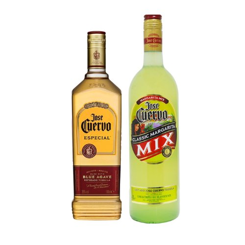 1 Jose Cuervo 1L + 1 Jose Cuervo Classic Margarita Mix 1L - Happy Hour