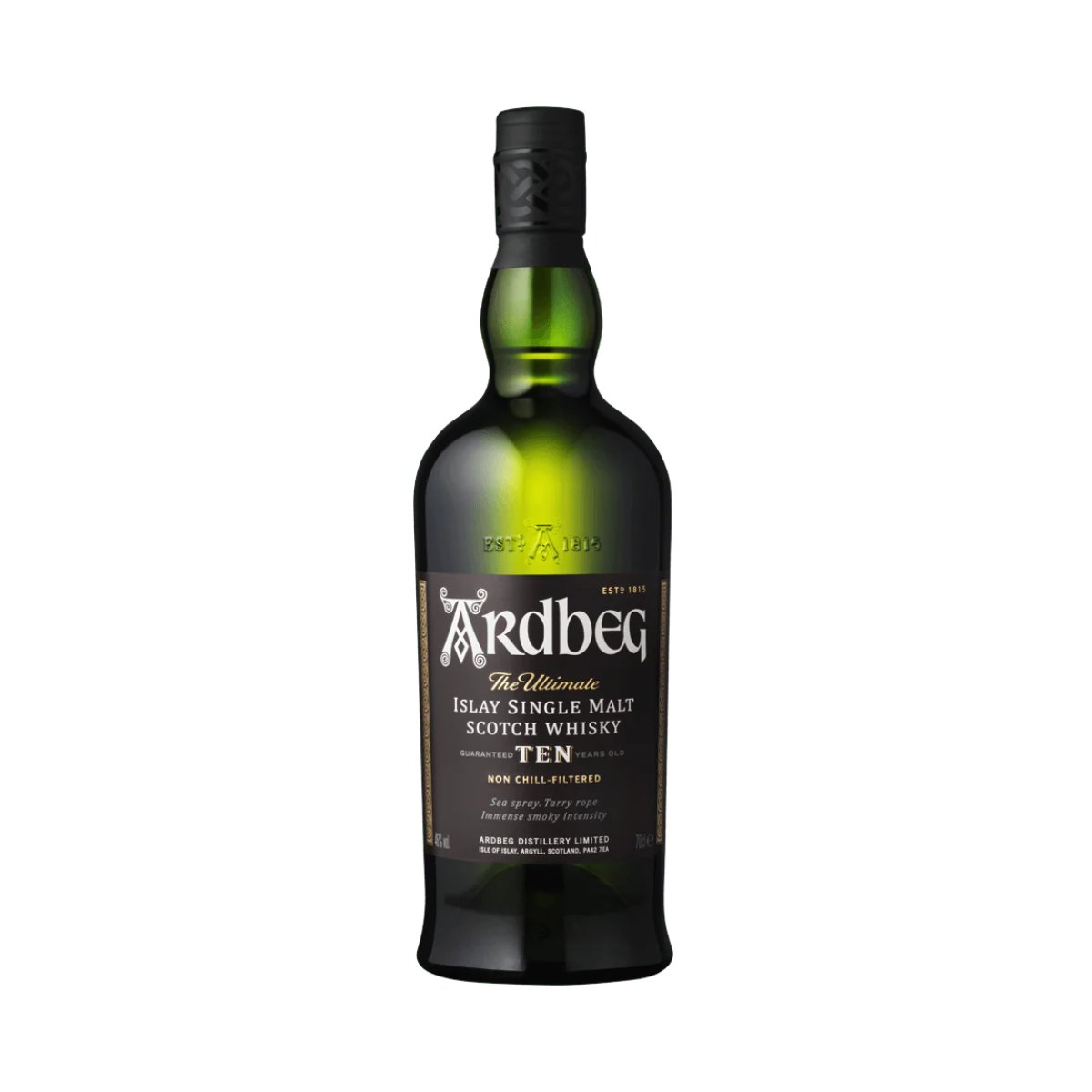 Ardbeg 10 Year Old Islay Singlemalt Scotch Whisky 700ml - Happy Hour