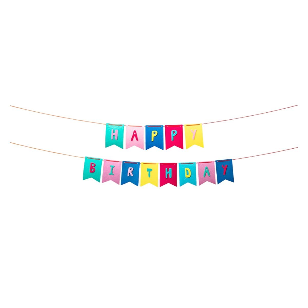 Birthday Garland 3m - Happy Hour