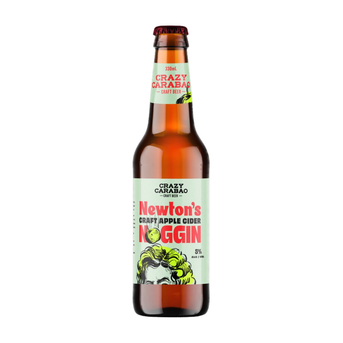 Crazy Carabao Newton's Noggin Apple Cider 330ml - Happy Hour
