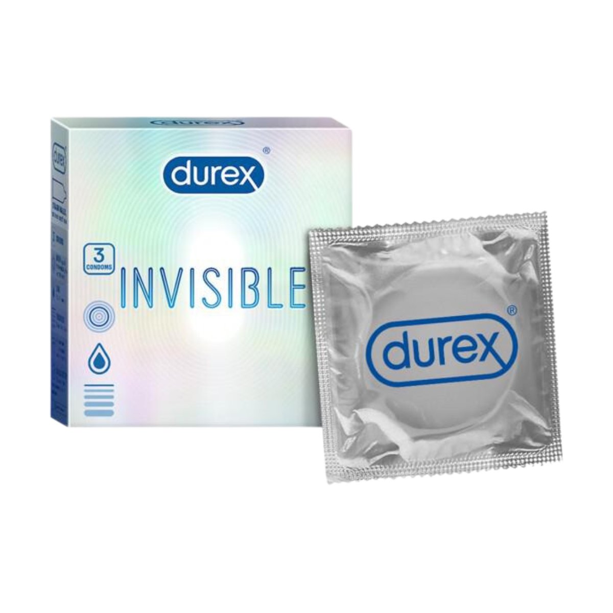 Durex Invisible 3-pack - Happy Hour