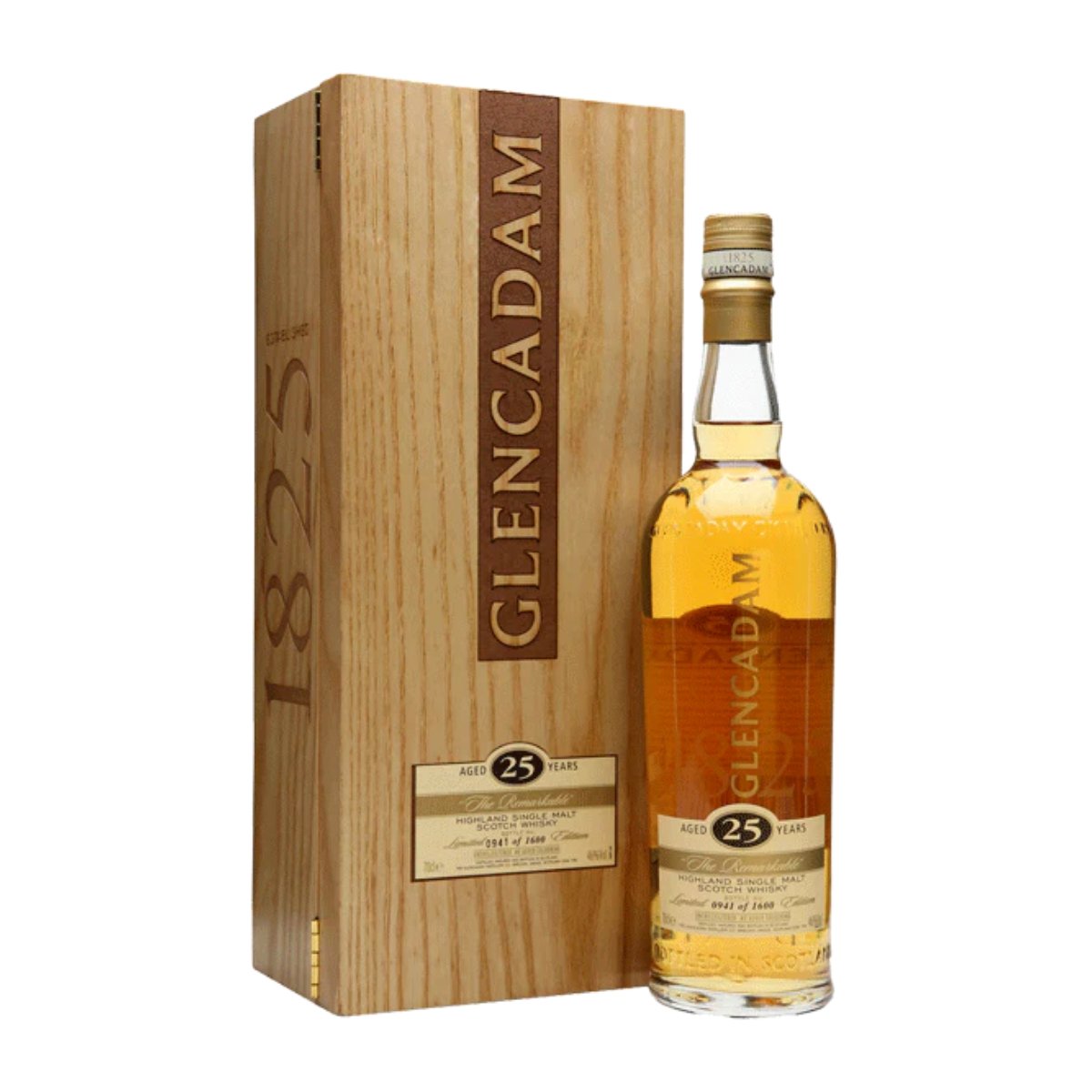 Glencadam 25 Year Old Single Malt Whisky 700Ml
