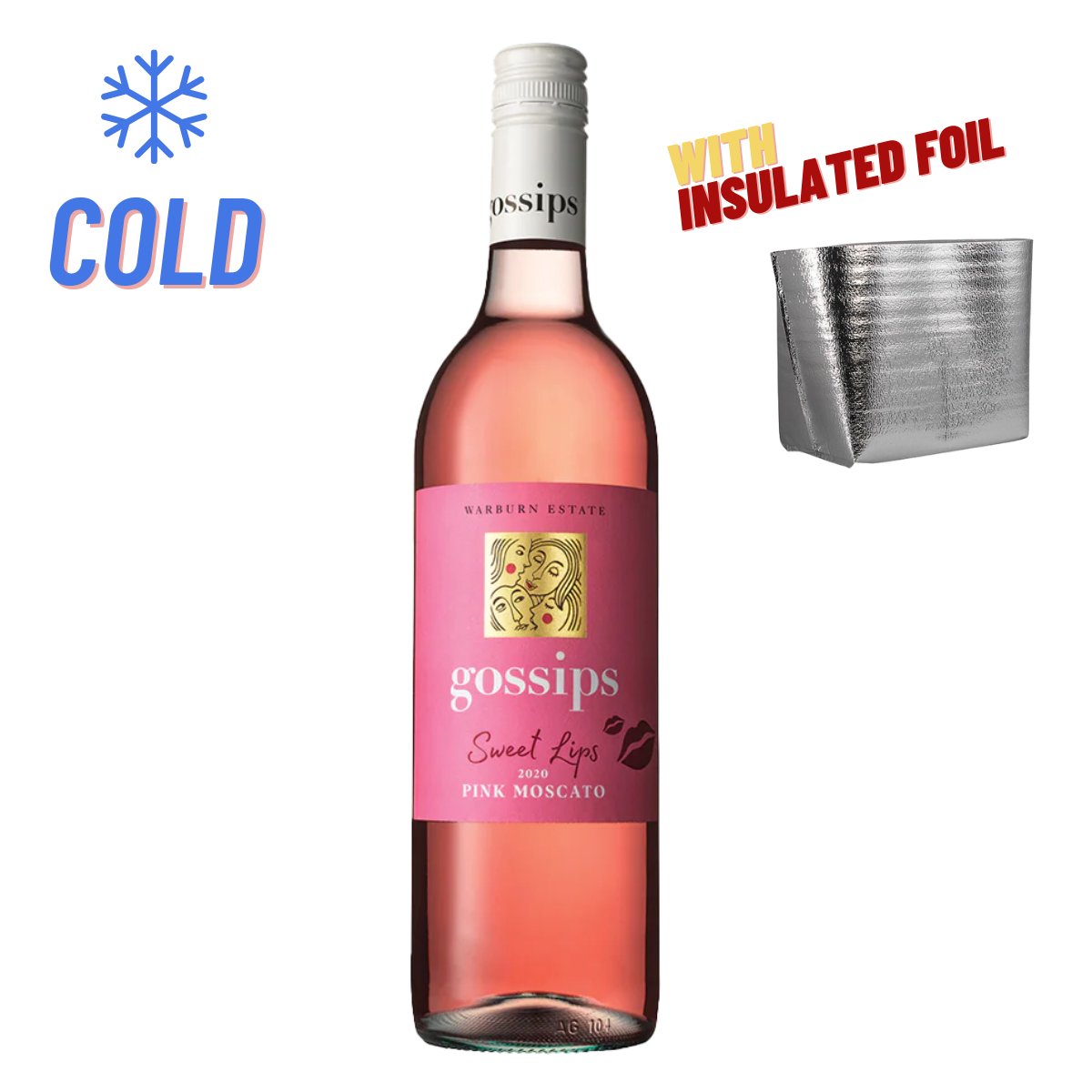 Gossips Sweet Lips Pink Moscato 750ml (❄️COLD)