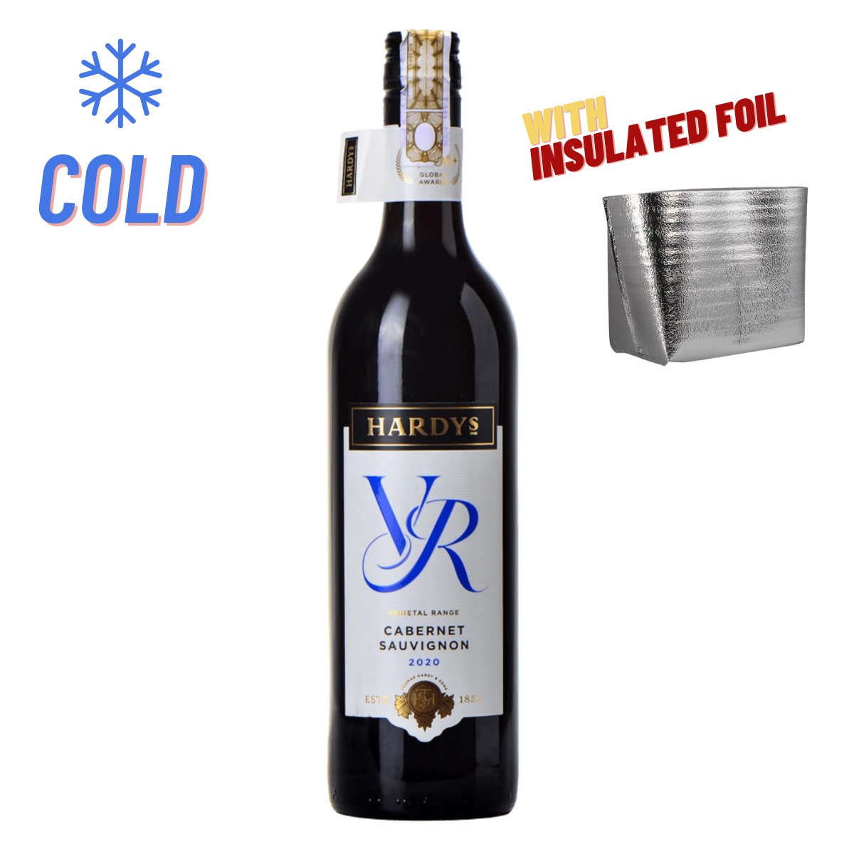 Hardys VR Cabernet Sauvignon 2020 750ml (❄️COLD)
