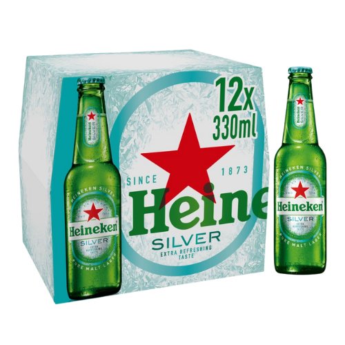 Heineken Silver Beer Bottle 330ml