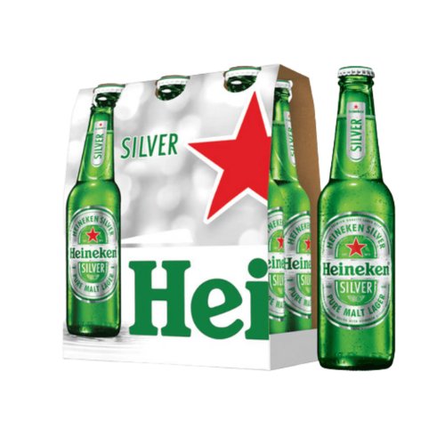 Heineken Silver Beer Bottle 330ml