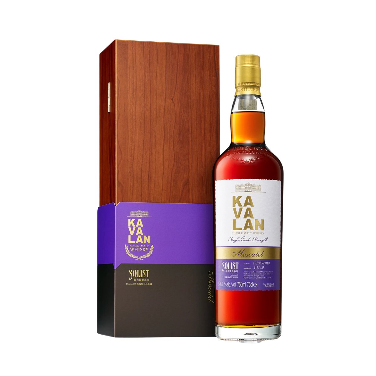 Kavalan Solist Moscatel Cask Taiwan Single Malt Whisky 700ml