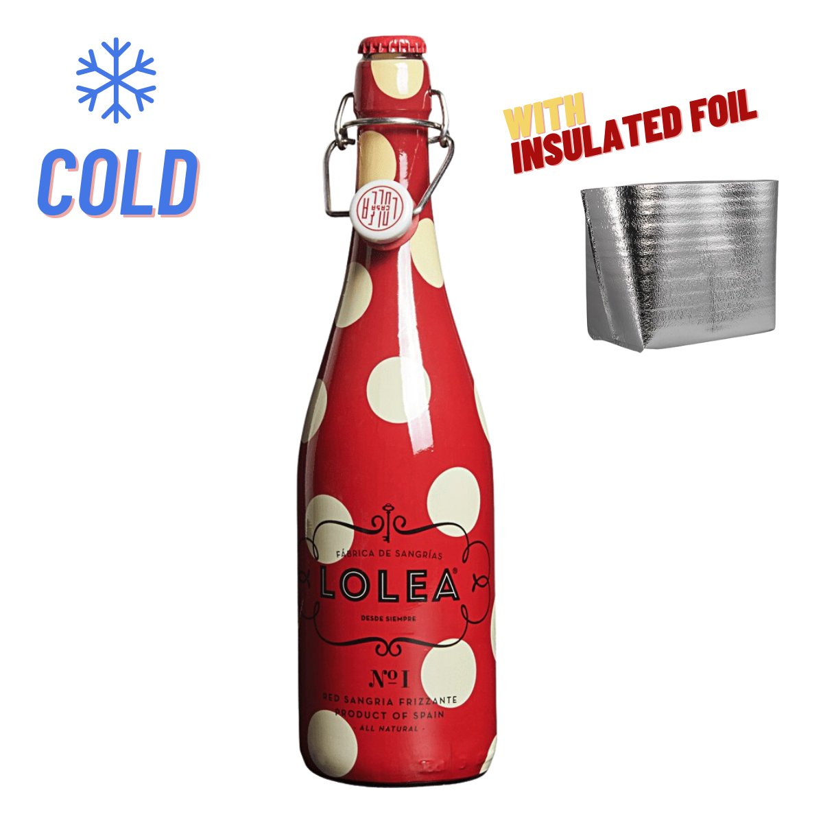 Lolea No. 1 Red Sangria 750ml (❄️COLD)