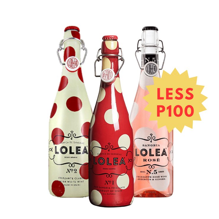 Lolea Sangria Wine Bundle 3x750ml (Red,White,Rose)