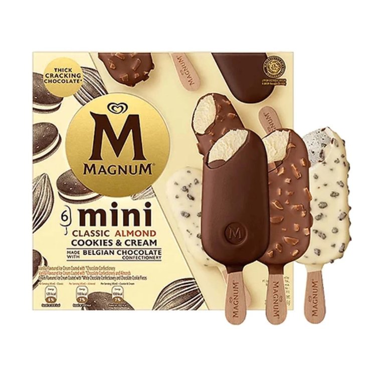 Magnum Mini Cookies & Cream 6x45ml