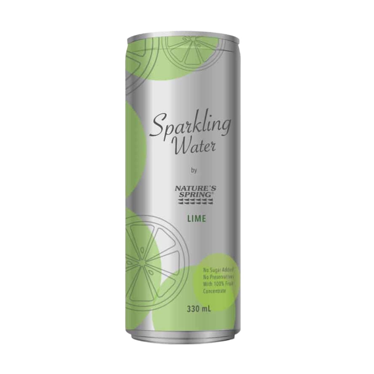 Nature Spring Sparkling Lime 330ml