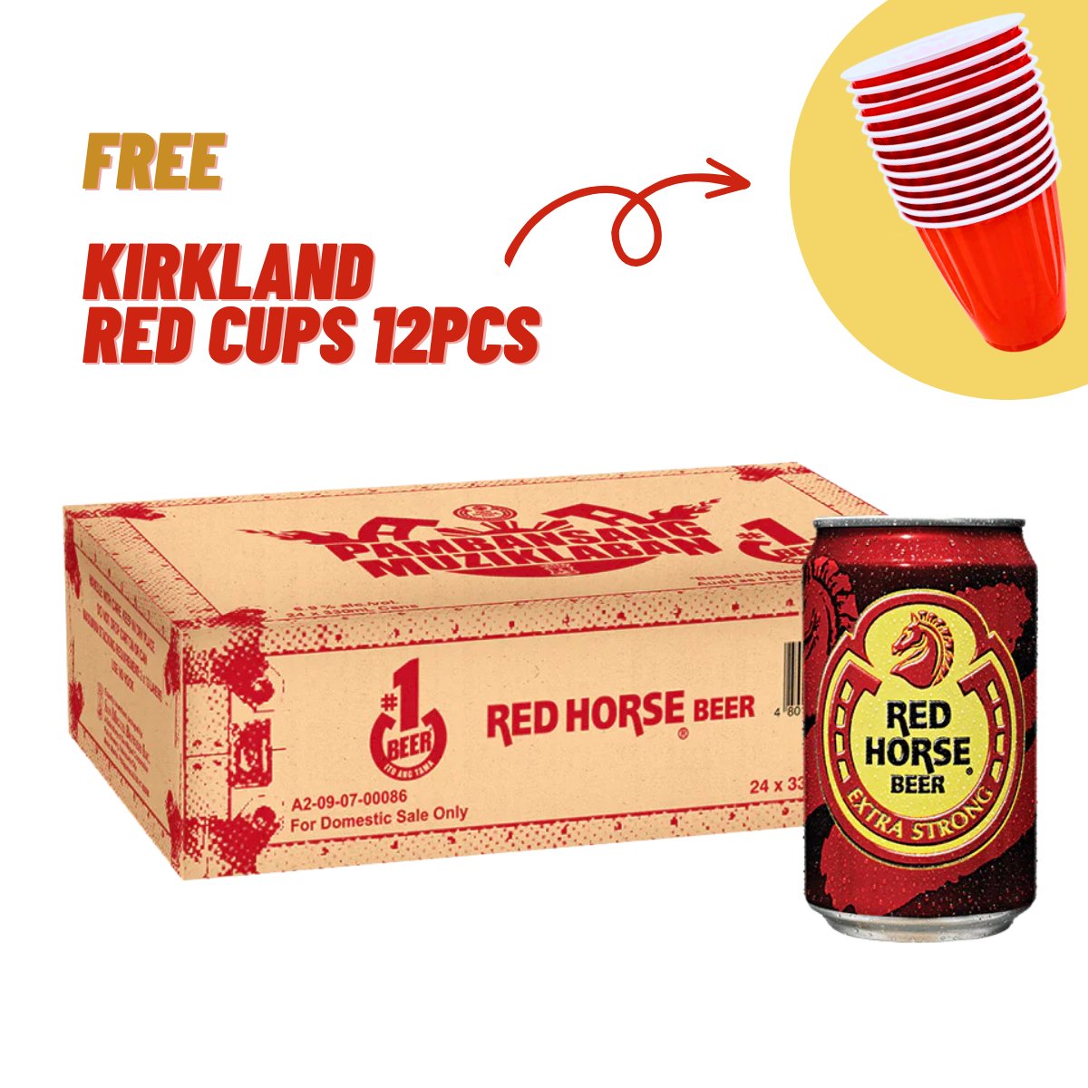 Red Horse Beer 330ml Can