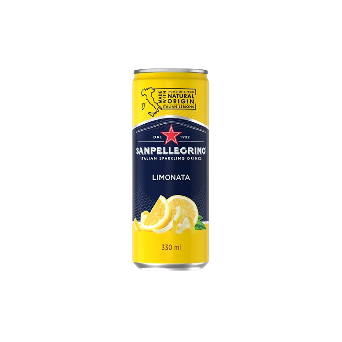 San Pellegrino Limonata Sparkling Lemon Juice Drink in-can 330ml - Happy Hour