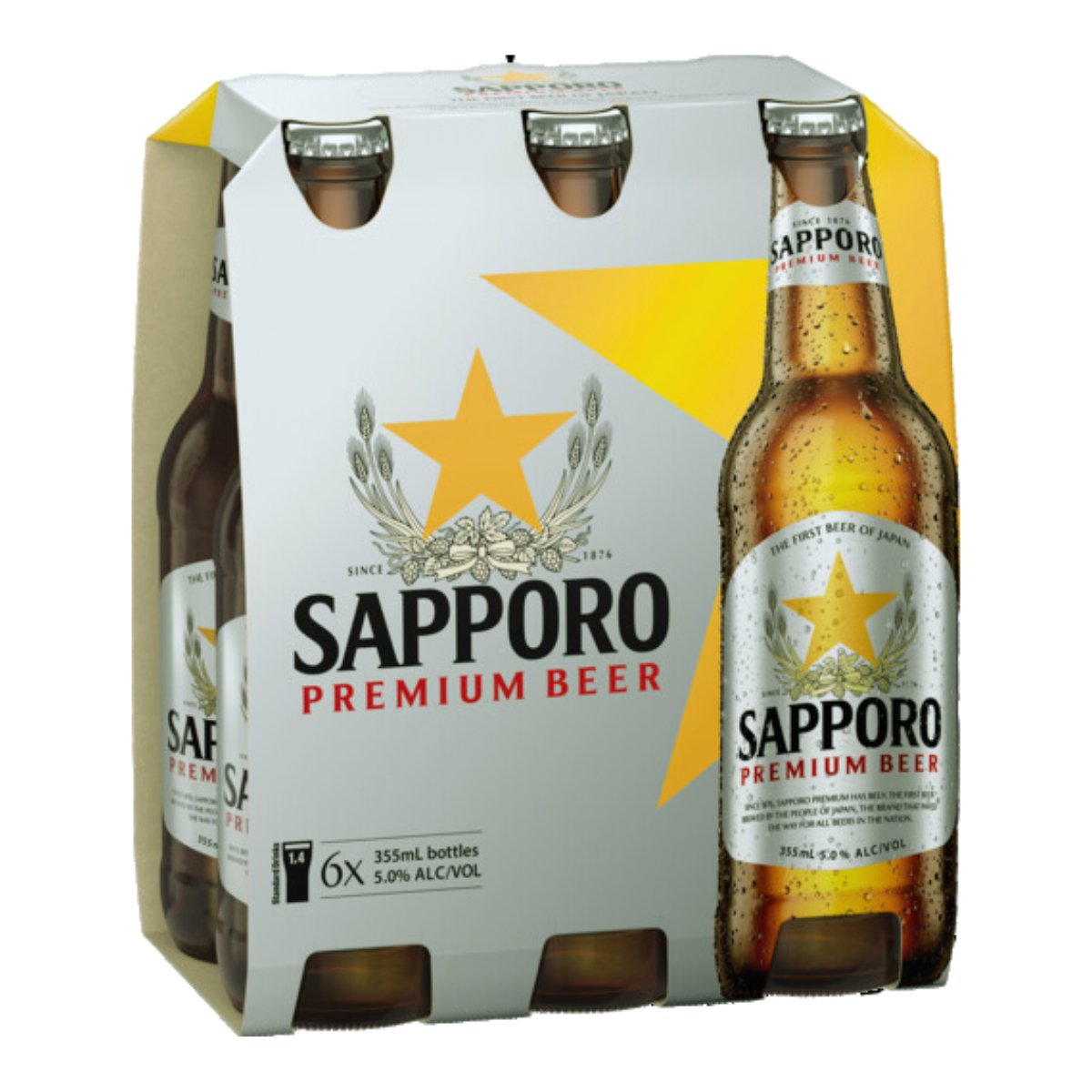 Sapporo Premium Beer 330ml - Happy Hour