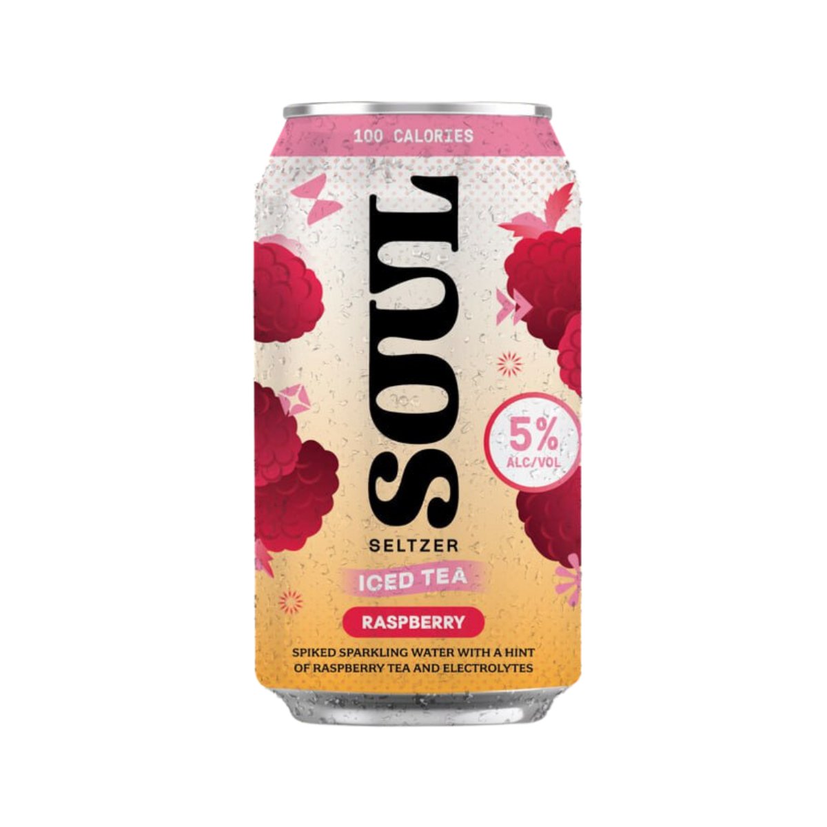 Soul Hard Seltzer Raspberry Iced Tea 330ml - Happy Hour