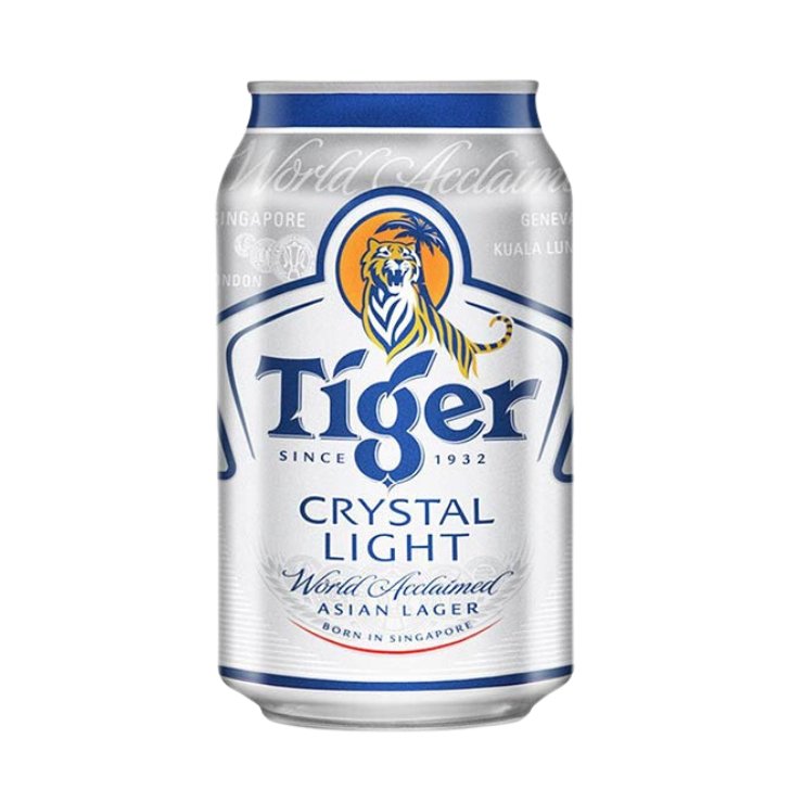 Tiger Crystal Light in-can 330ml - Happy Hour