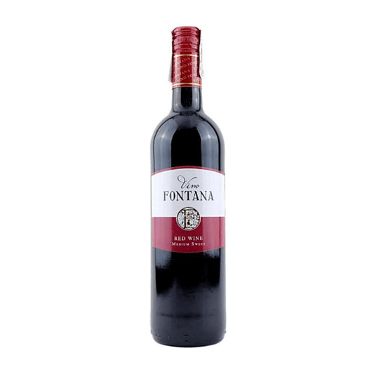 Vino Fontana Red Wine Medium Sweet 750ml - Happy Hour