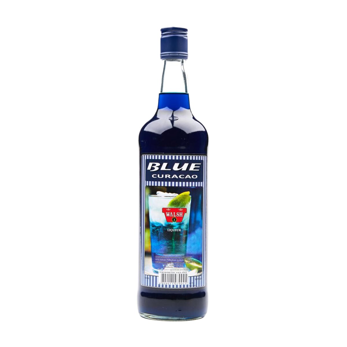 Walsh Blue Curacao 750Ml - Happy Hour