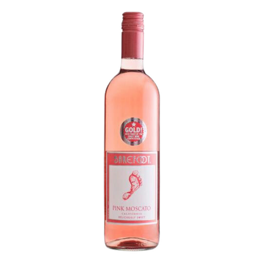 Barefoot Pink Moscato 750ml 12-Pack
