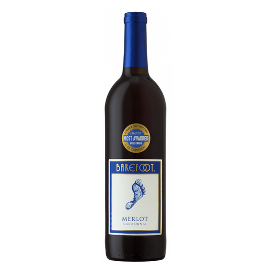 Barefoot Merlot 750ml 12-Pack