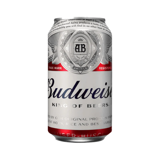 Budweiser King Of Beers in Can 330ml 24-Pack