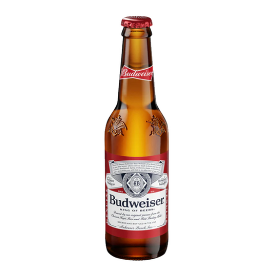 Budweiser King Of Beers Bottle 330ml 24-Pack