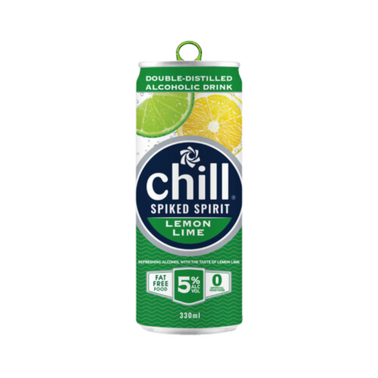 Chill Spiked Spirit Lemon Lime 330ml